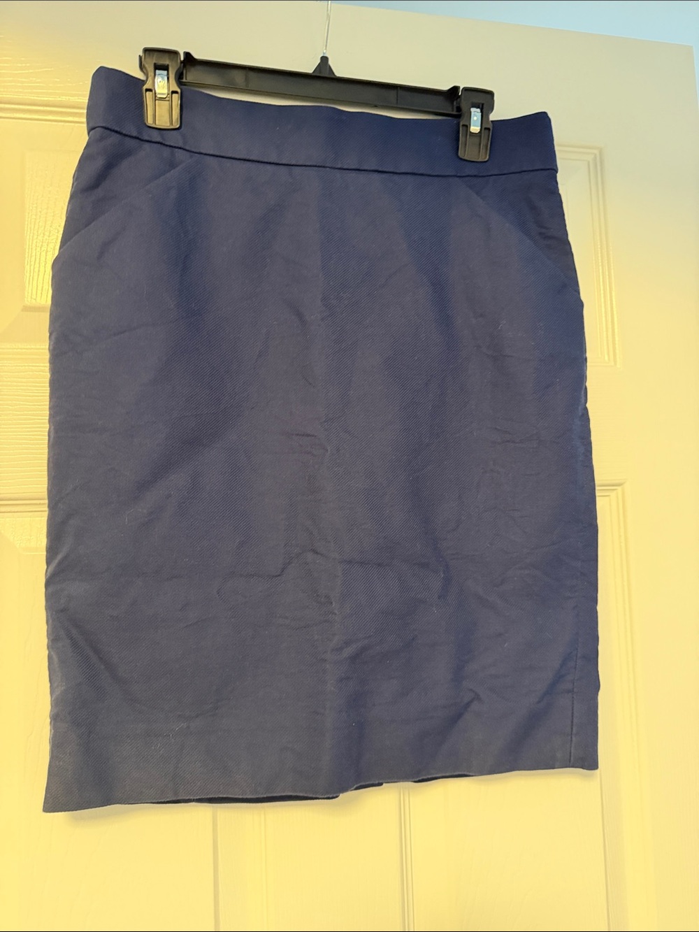 J. Crew Navy Blue Pencil Skirt